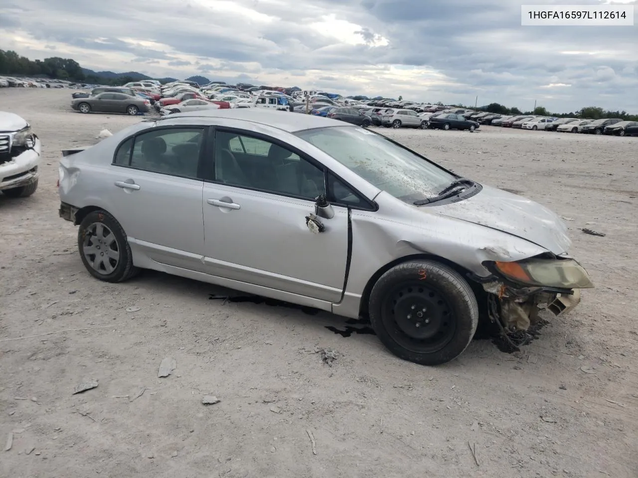 2007 Honda Civic Lx VIN: 1HGFA16597L112614 Lot: 71264714