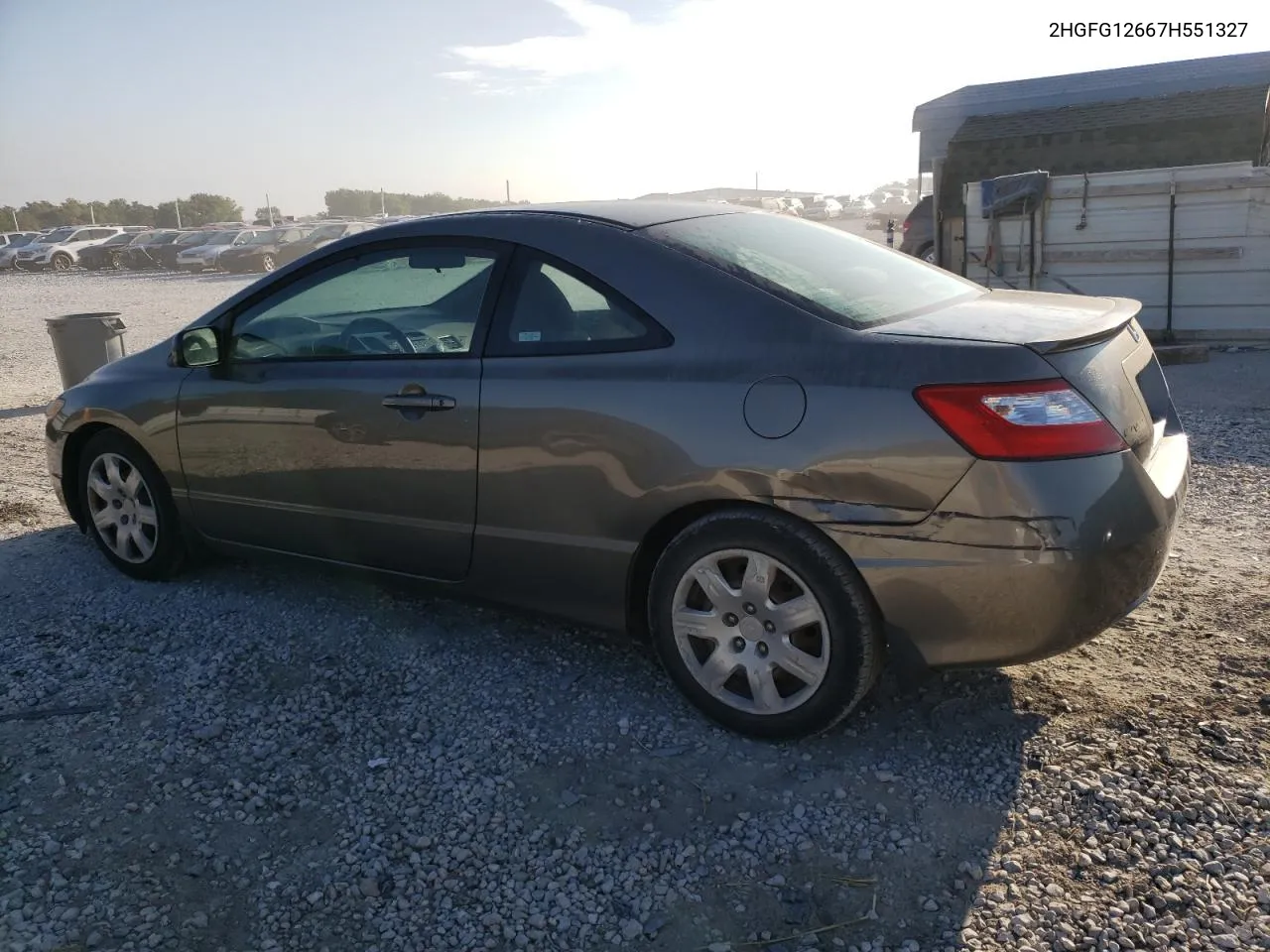 2007 Honda Civic Lx VIN: 2HGFG12667H551327 Lot: 71651164