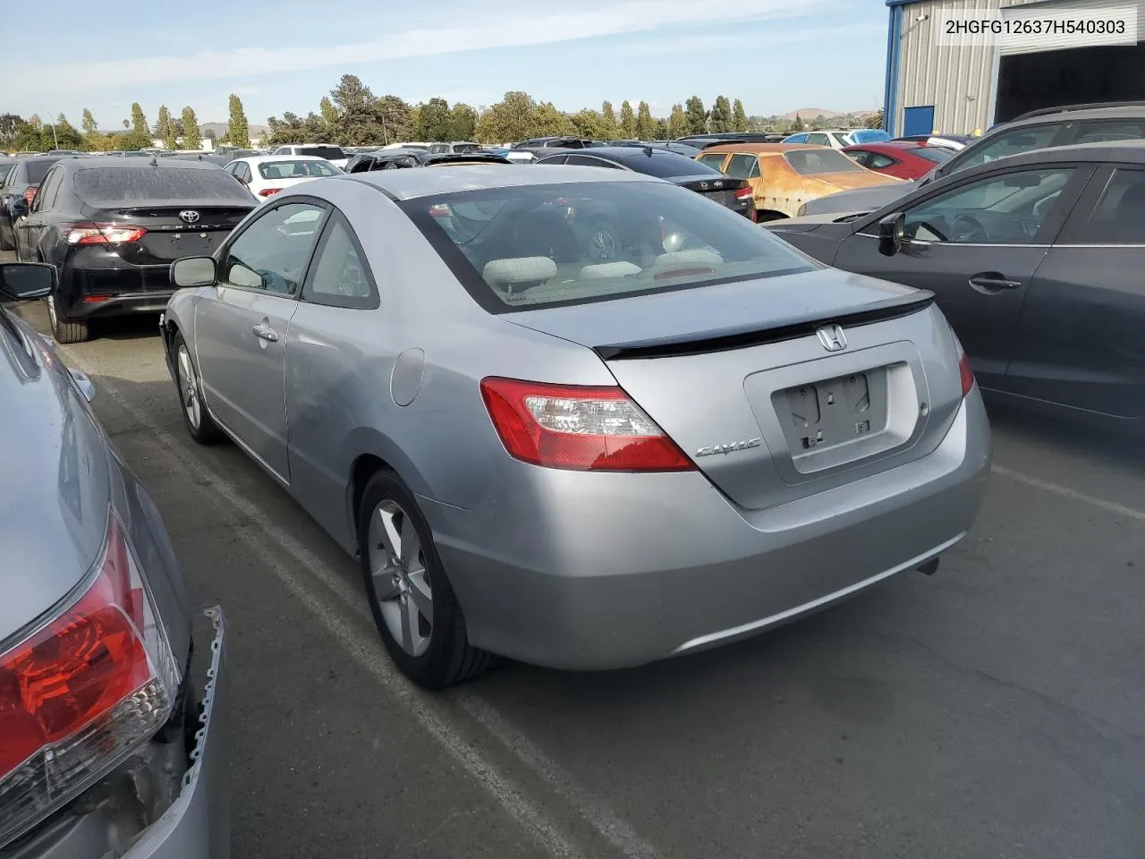 2007 Honda Civic Lx VIN: 2HGFG12637H540303 Lot: 71755964