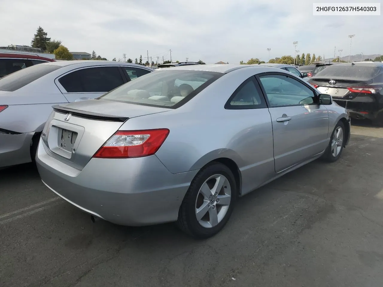 2007 Honda Civic Lx VIN: 2HGFG12637H540303 Lot: 71755964