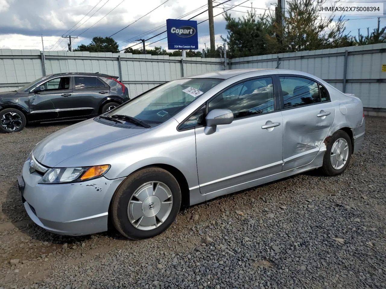 2007 Honda Civic Hybrid VIN: JHMFA362X7S008394 Lot: 71821674