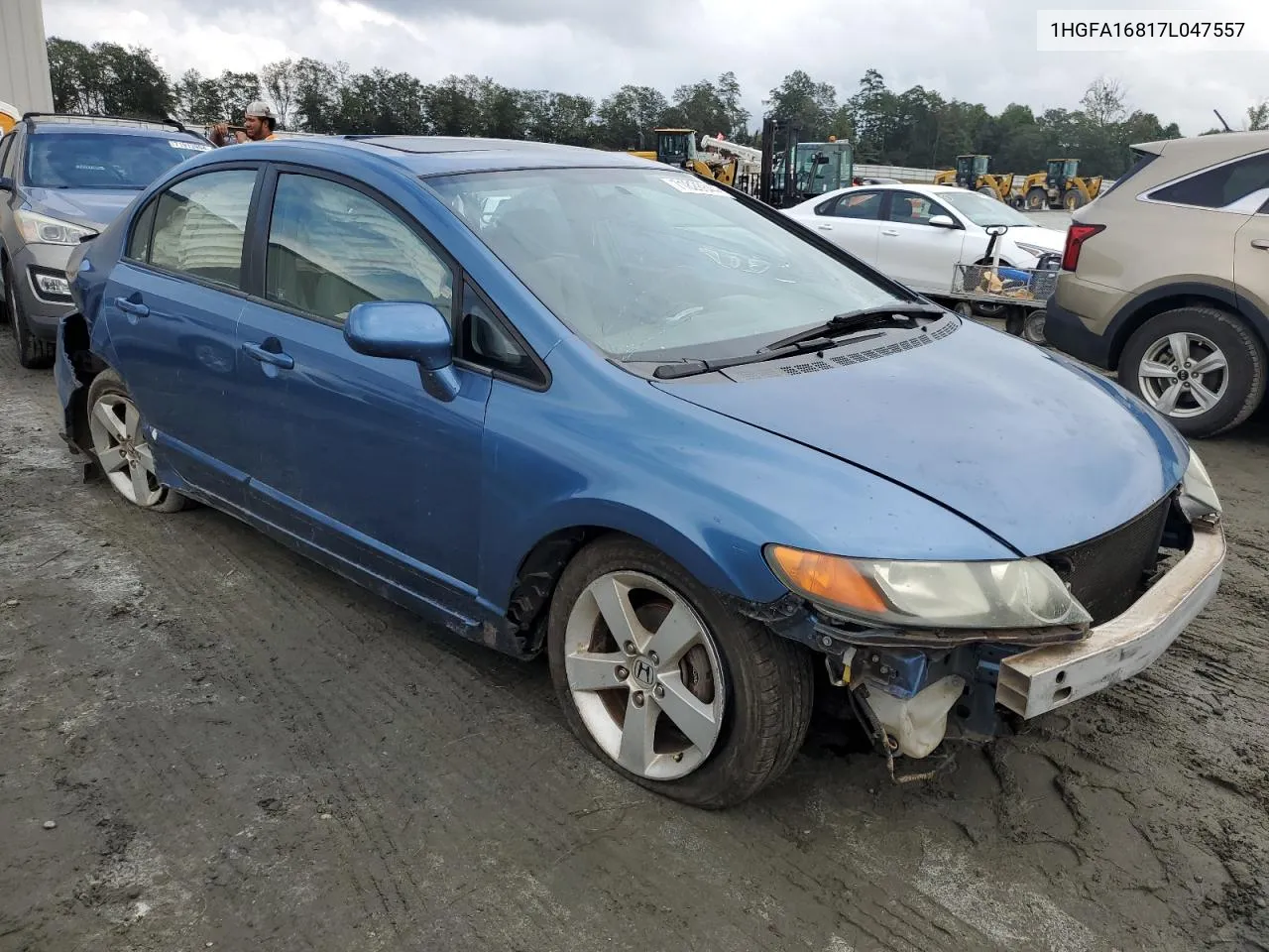 2007 Honda Civic Ex VIN: 1HGFA16817L047557 Lot: 71828844