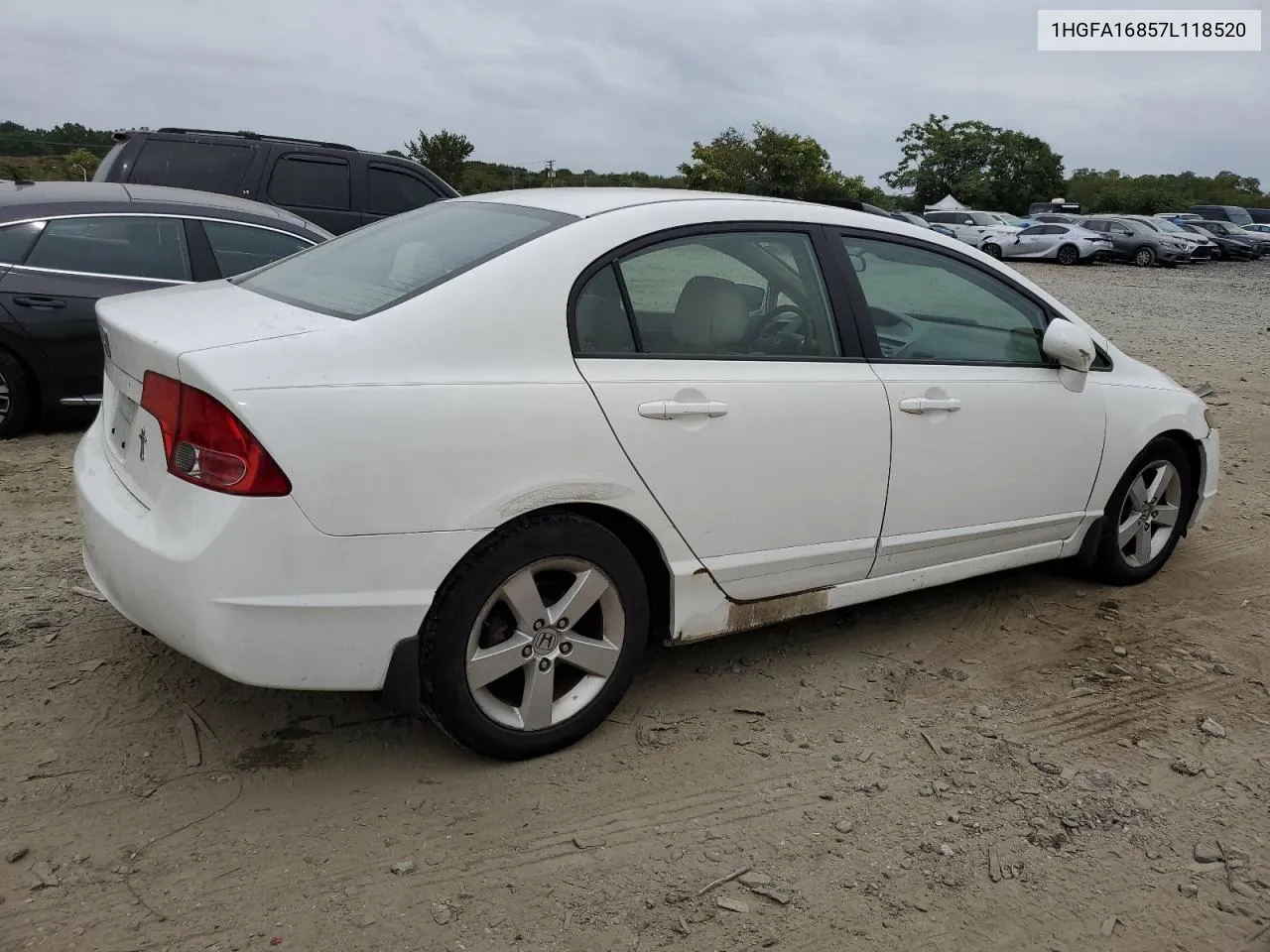 2007 Honda Civic Ex VIN: 1HGFA16857L118520 Lot: 71958044