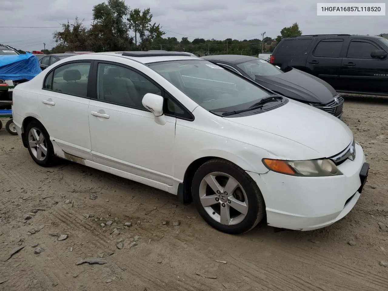 1HGFA16857L118520 2007 Honda Civic Ex