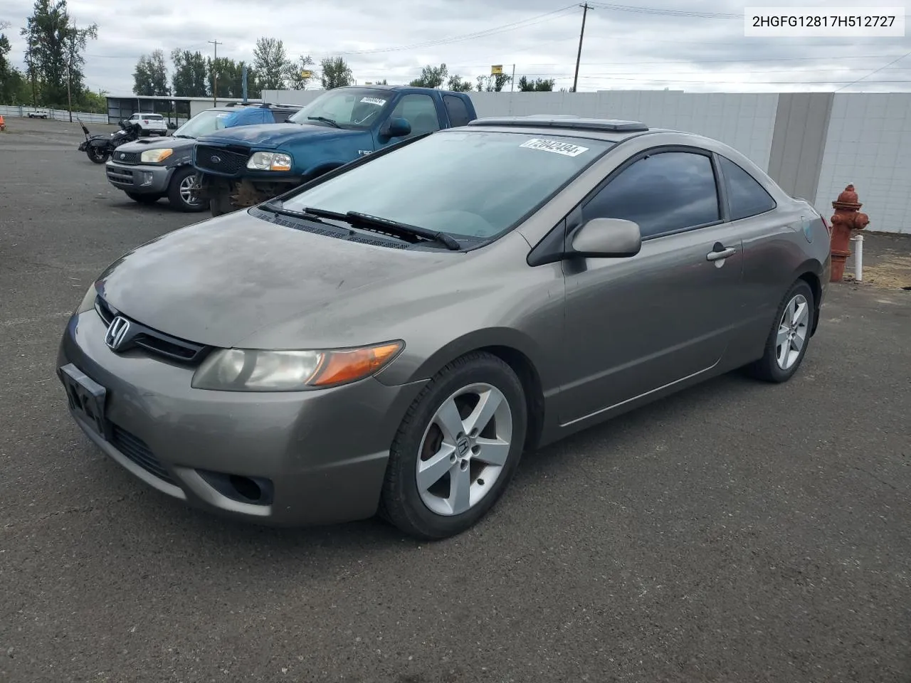 2HGFG12817H512727 2007 Honda Civic Ex