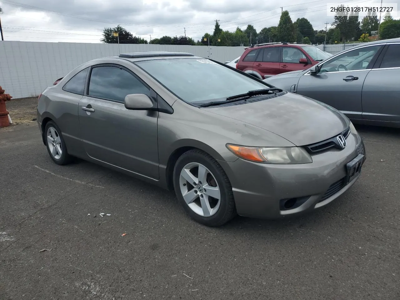 2HGFG12817H512727 2007 Honda Civic Ex