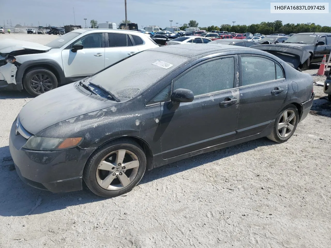 1HGFA16837L097425 2007 Honda Civic Ex