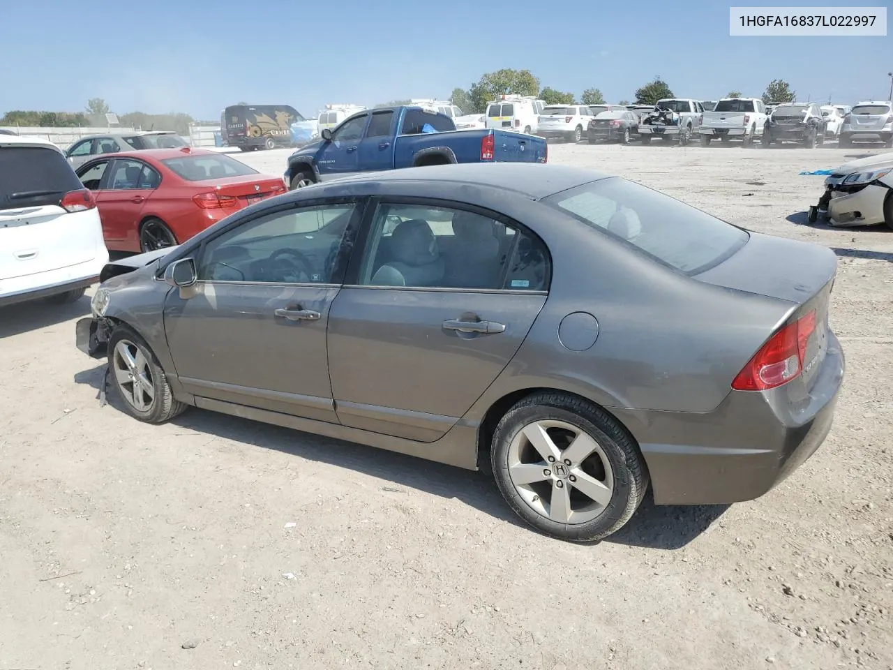 2007 Honda Civic Ex VIN: 1HGFA16837L022997 Lot: 72135064