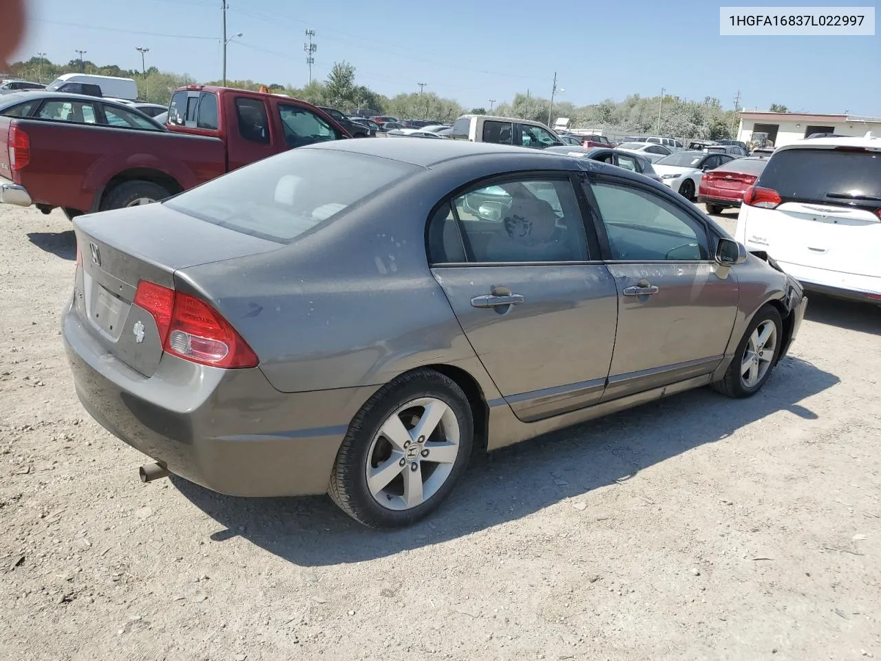 2007 Honda Civic Ex VIN: 1HGFA16837L022997 Lot: 72135064