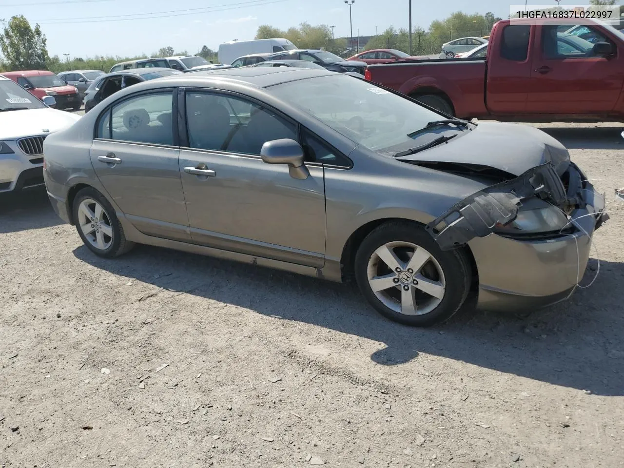 2007 Honda Civic Ex VIN: 1HGFA16837L022997 Lot: 72135064