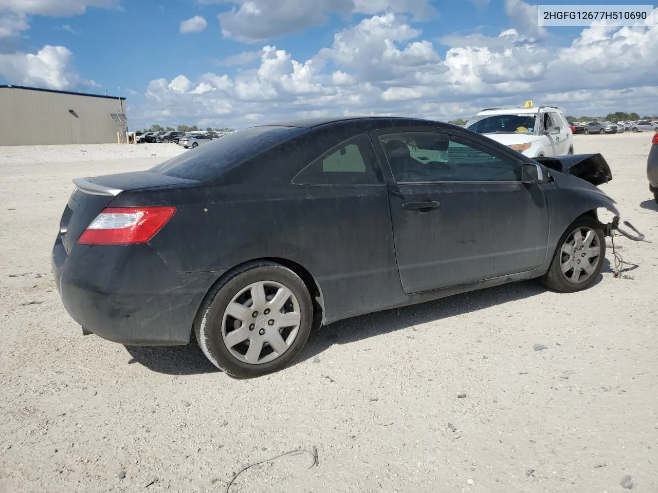 2007 Honda Civic Lx VIN: 2HGFG12677H510690 Lot: 72247184