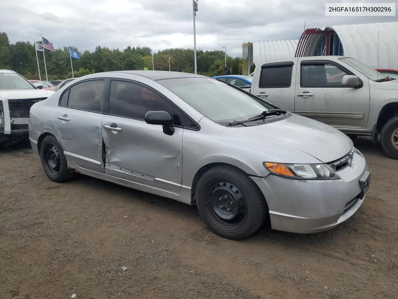 2007 Honda Civic Lx VIN: 2HGFA16517H300296 Lot: 72448734