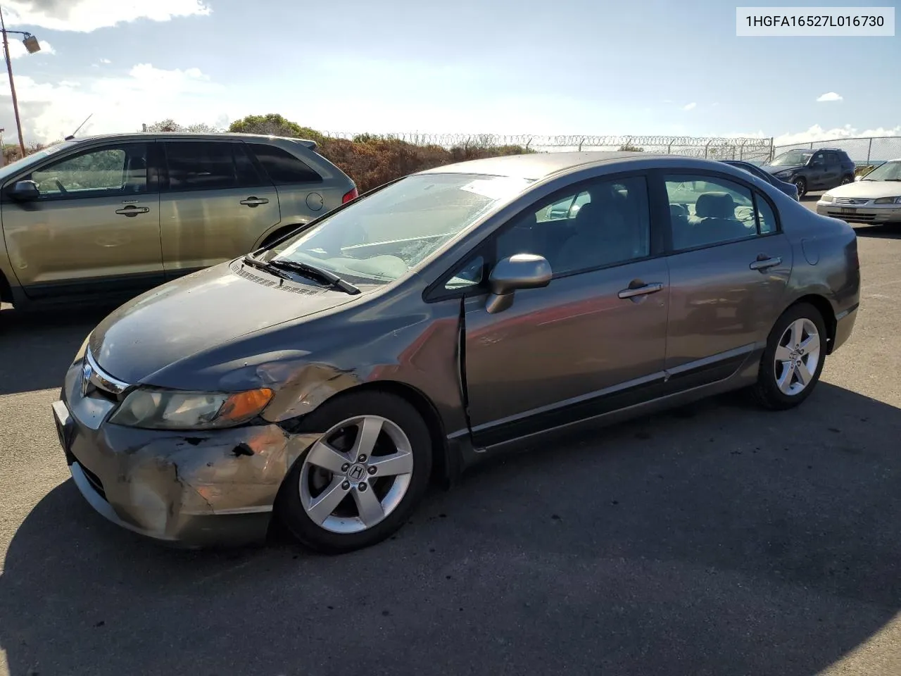 2007 Honda Civic Lx VIN: 1HGFA16527L016730 Lot: 72827034