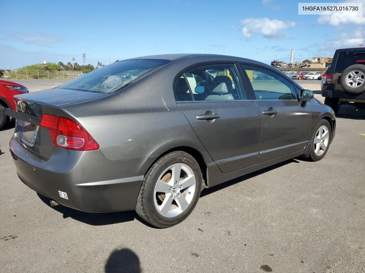 2007 Honda Civic Lx VIN: 1HGFA16527L016730 Lot: 72827034