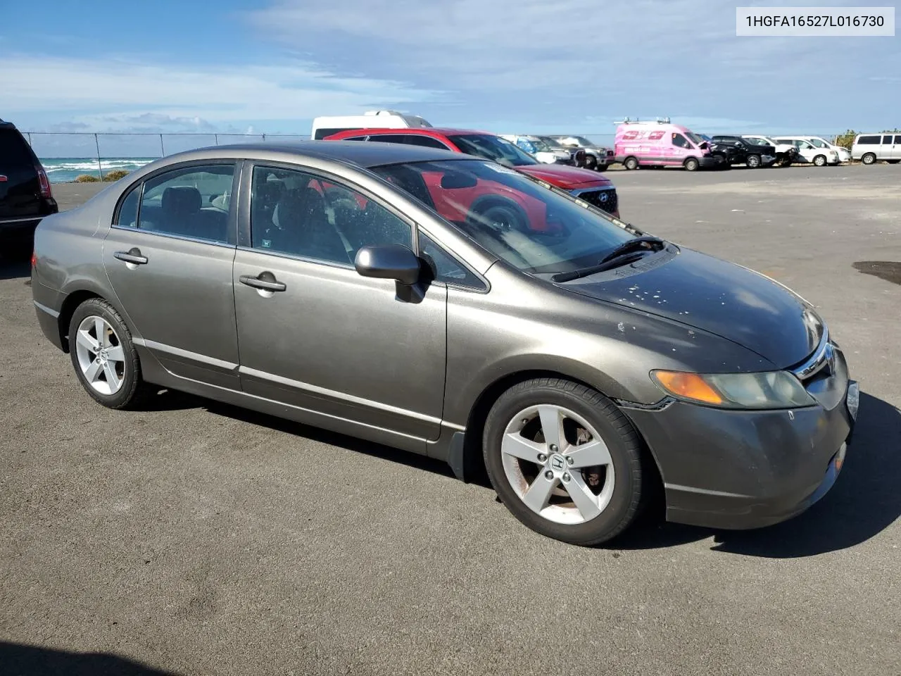 2007 Honda Civic Lx VIN: 1HGFA16527L016730 Lot: 72827034