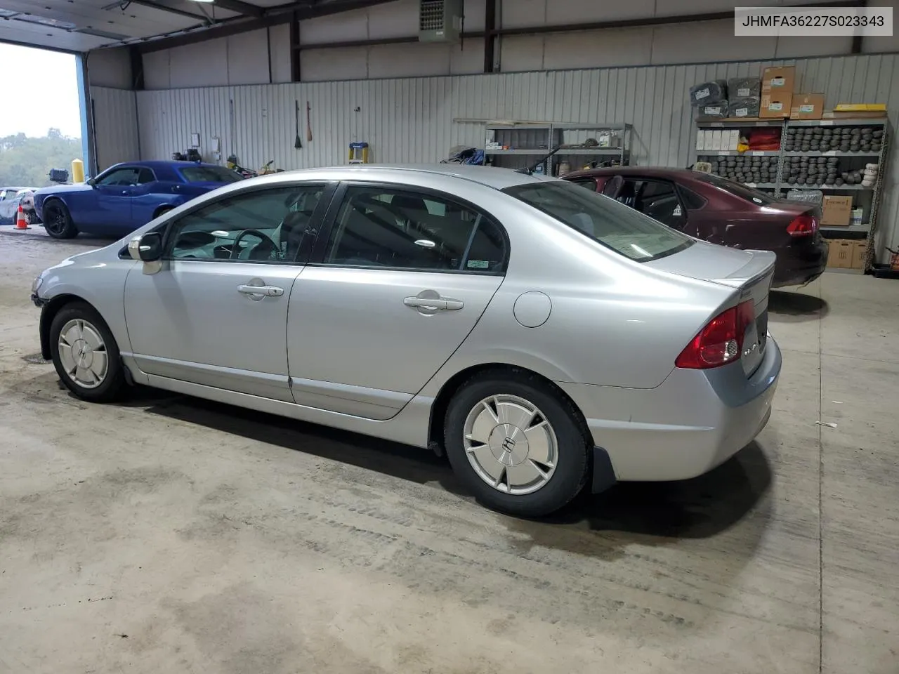 2007 Honda Civic Hybrid VIN: JHMFA36227S023343 Lot: 73184174