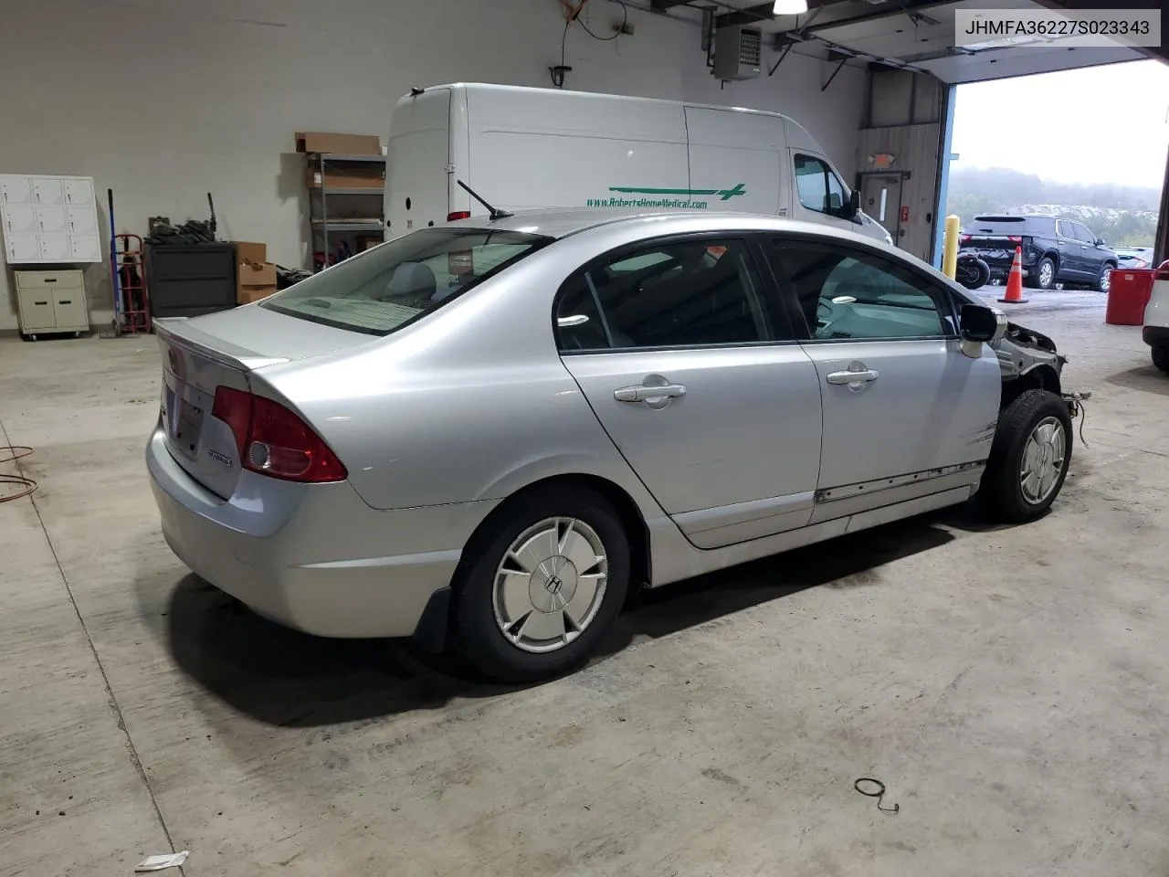 2007 Honda Civic Hybrid VIN: JHMFA36227S023343 Lot: 73184174