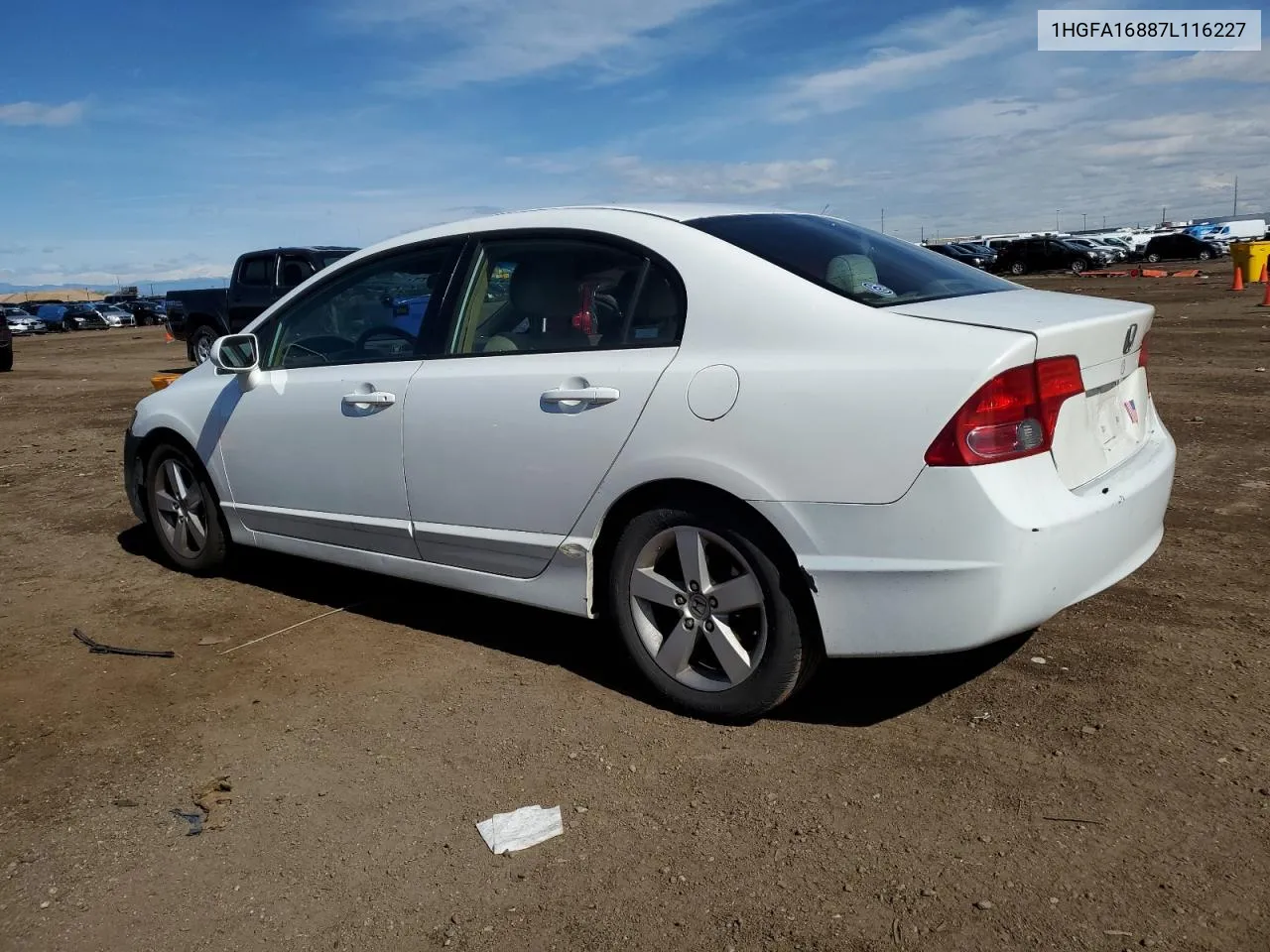 2007 Honda Civic Ex VIN: 1HGFA16887L116227 Lot: 73357394