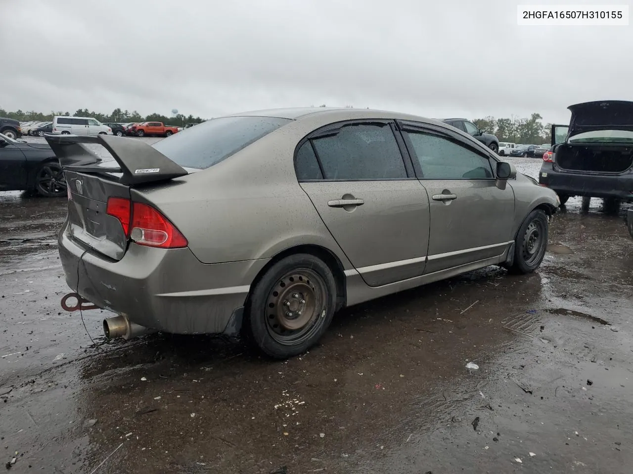 2007 Honda Civic Lx VIN: 2HGFA16507H310155 Lot: 73396754