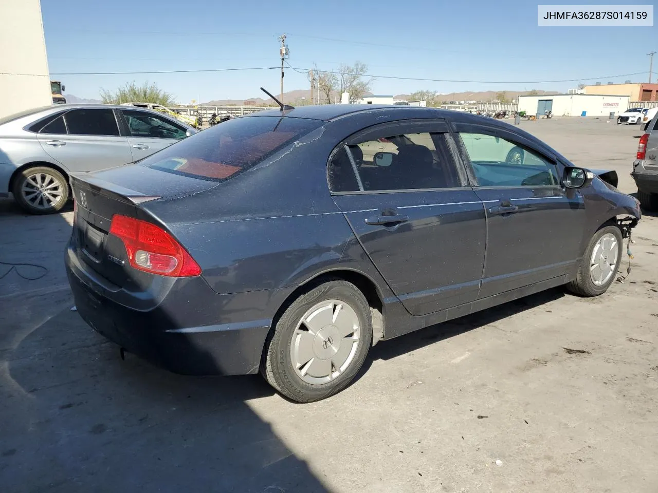 2007 Honda Civic Hybrid VIN: JHMFA36287S014159 Lot: 73422454