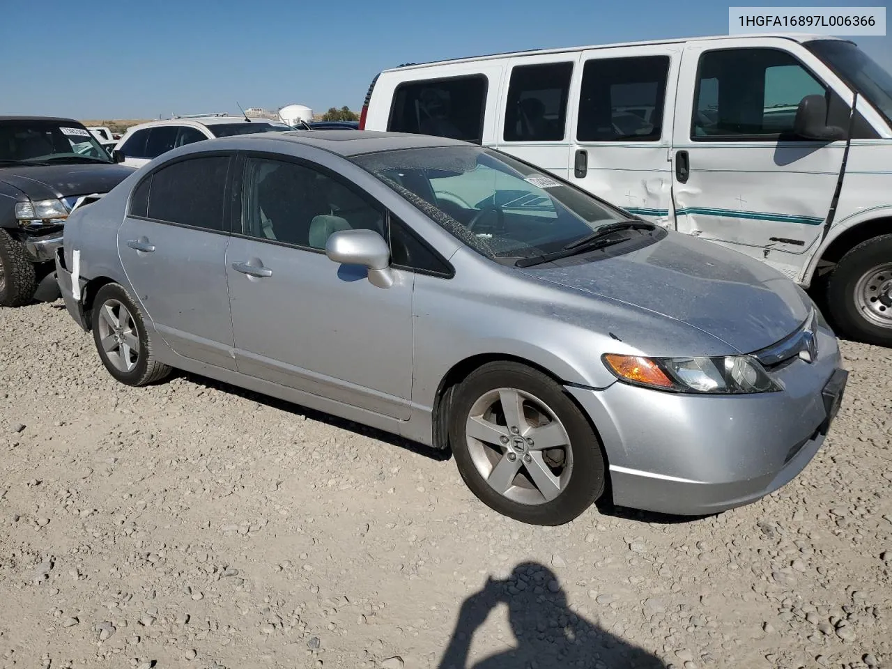 2007 Honda Civic Ex VIN: 1HGFA16897L006366 Lot: 73428694