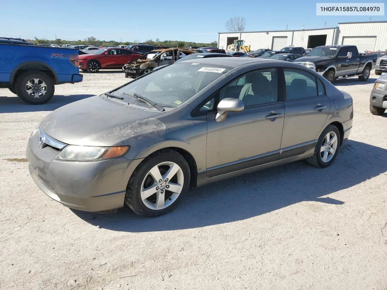 2007 Honda Civic Ex VIN: 1HGFA15857L084970 Lot: 73440094