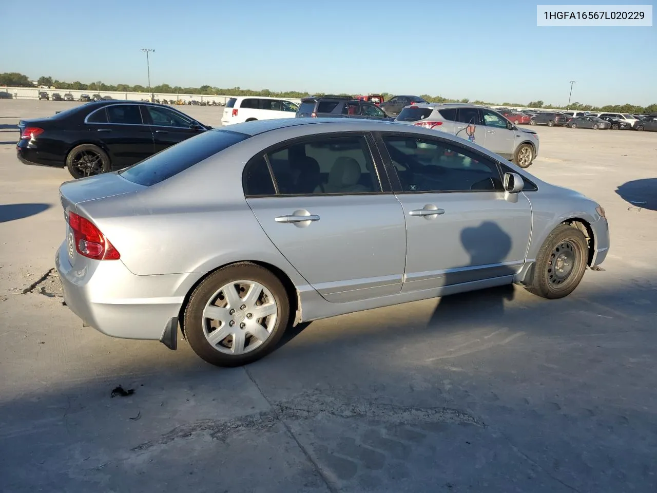 1HGFA16567L020229 2007 Honda Civic Lx