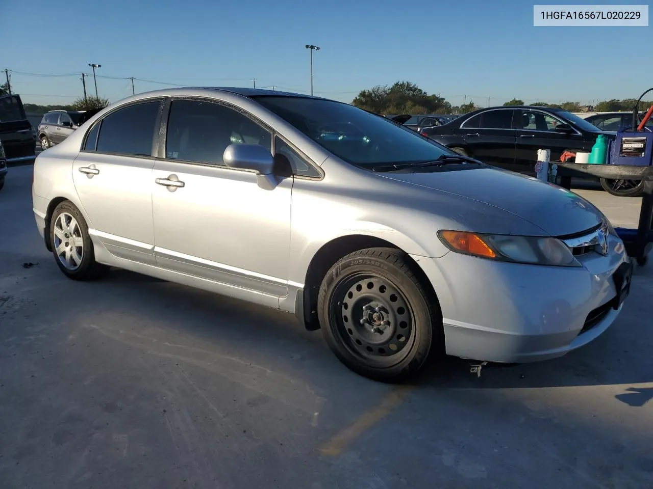 1HGFA16567L020229 2007 Honda Civic Lx