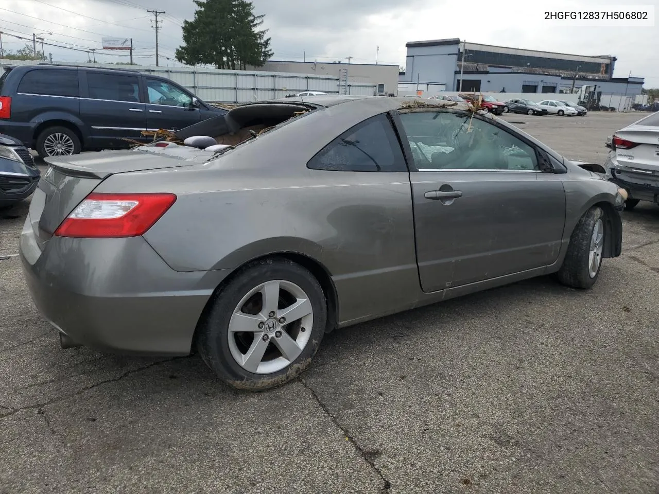 2007 Honda Civic Ex VIN: 2HGFG12837H506802 Lot: 73550164