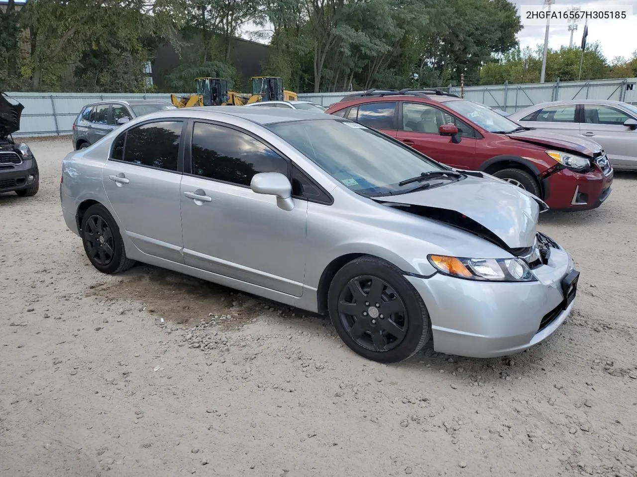 2007 Honda Civic Lx VIN: 2HGFA16567H305185 Lot: 73598894