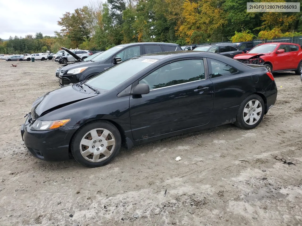 2007 Honda Civic Ex VIN: 2HGFG12807H506093 Lot: 73709934