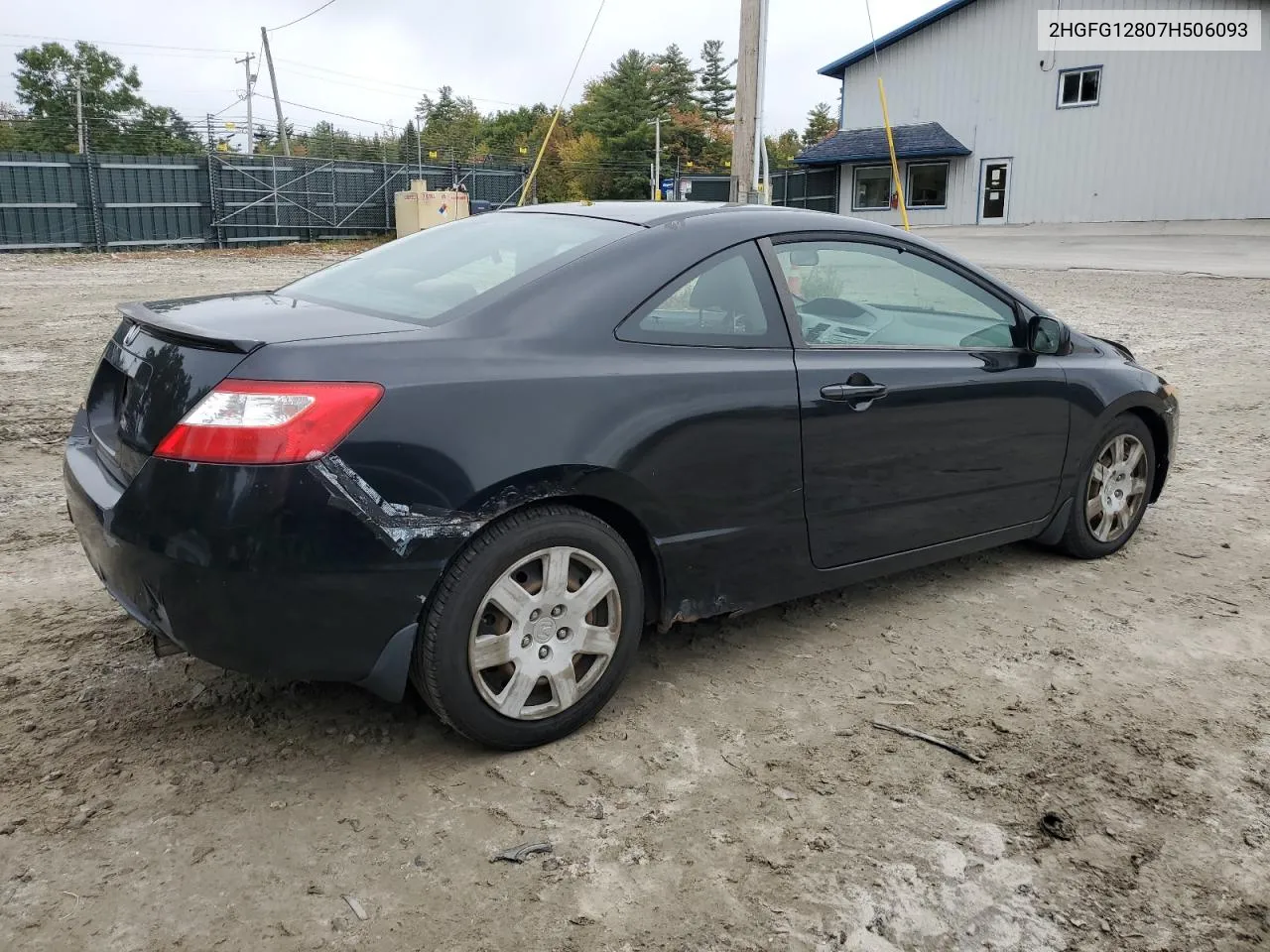 2007 Honda Civic Ex VIN: 2HGFG12807H506093 Lot: 73709934