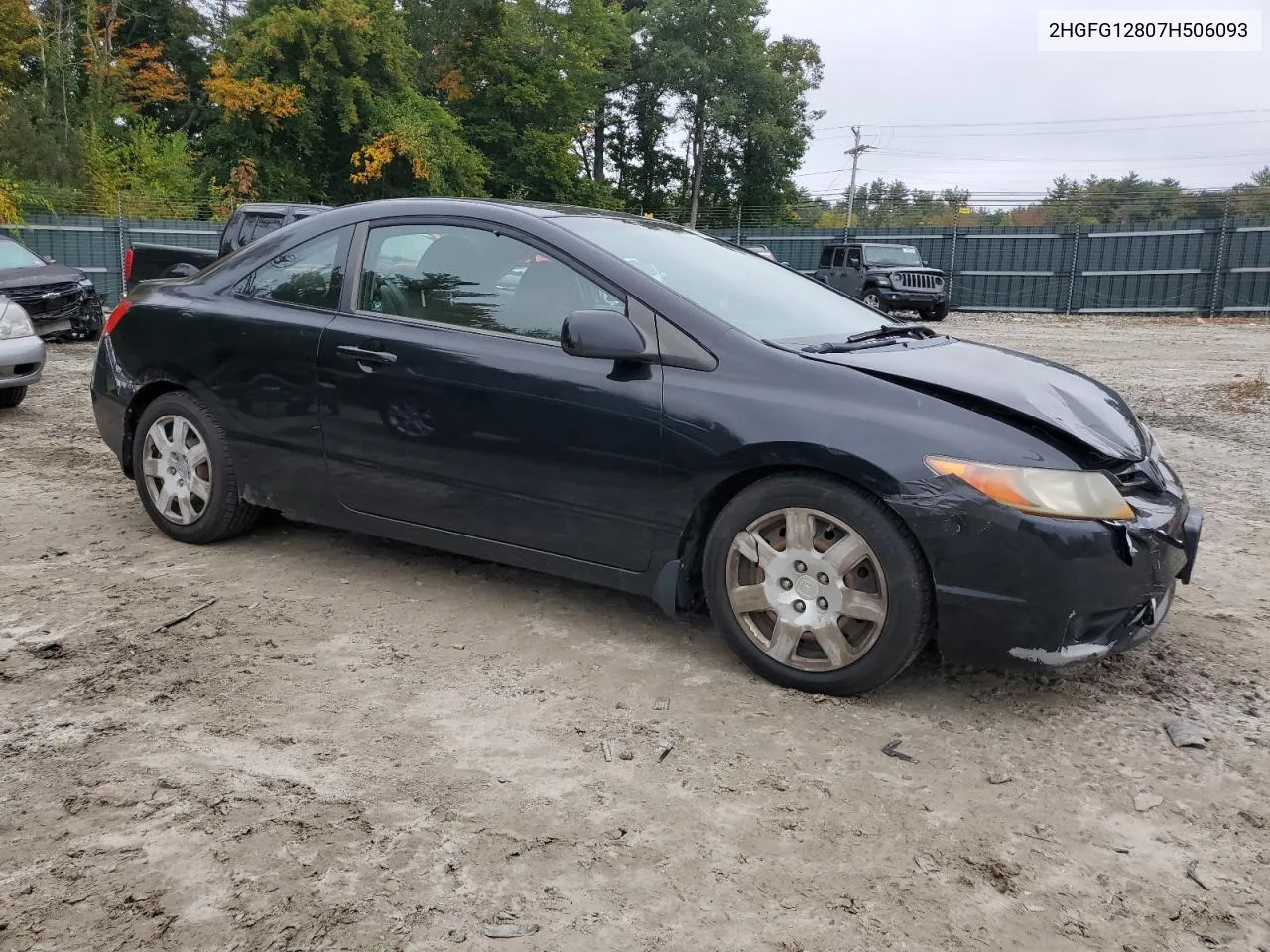 2007 Honda Civic Ex VIN: 2HGFG12807H506093 Lot: 73709934