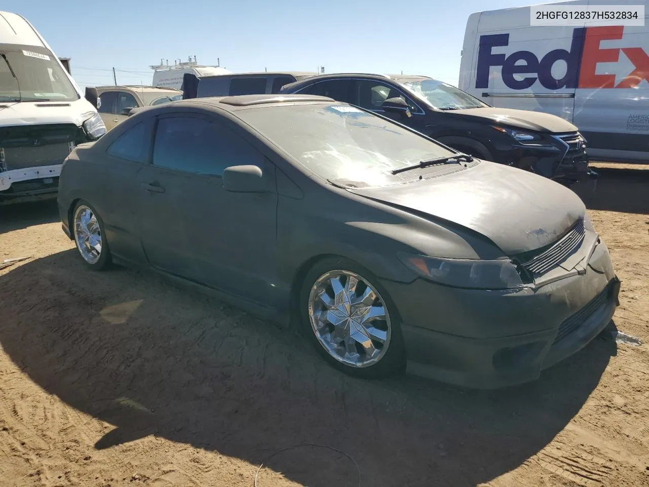 2HGFG12837H532834 2007 Honda Civic Ex