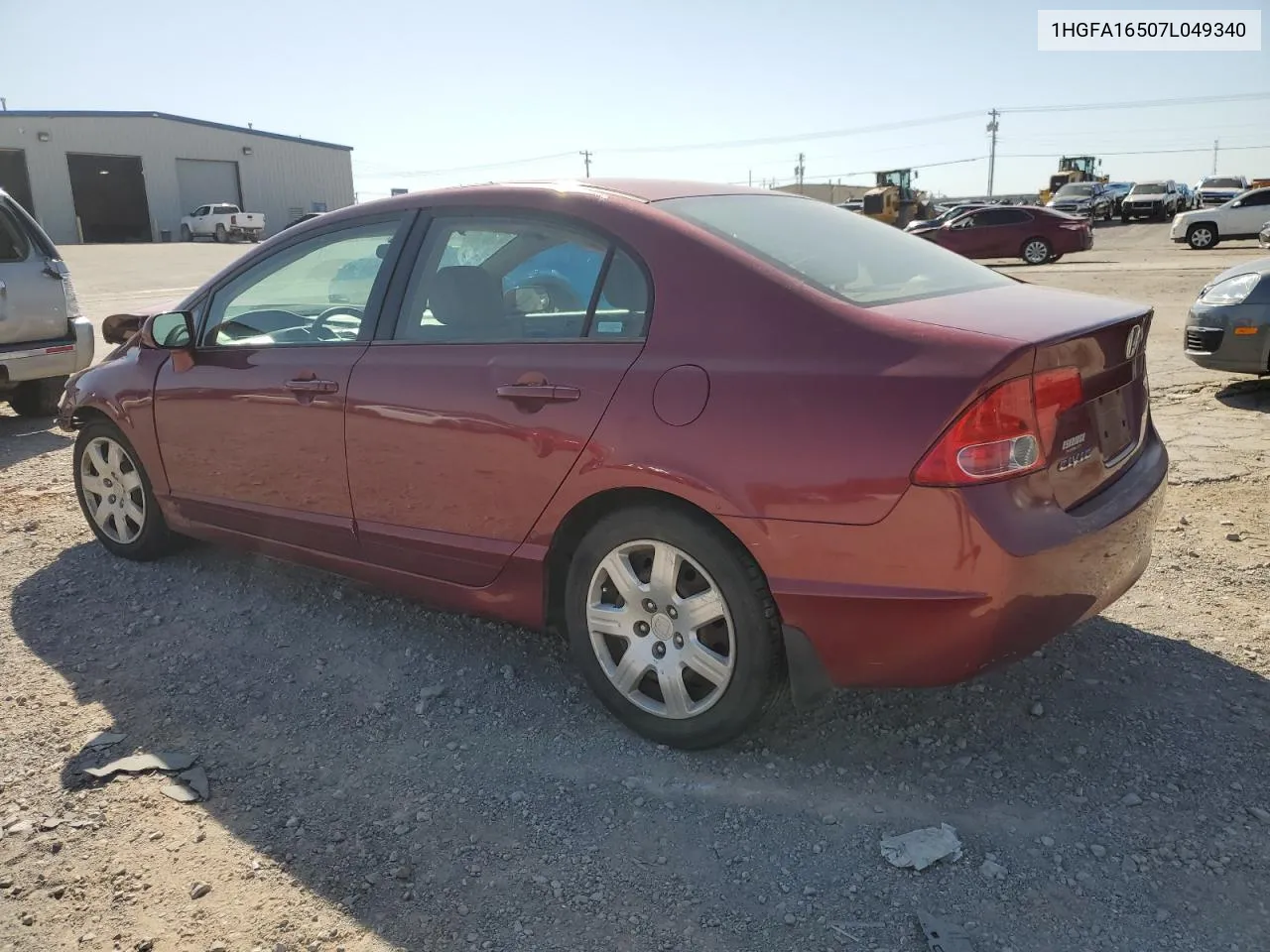 2007 Honda Civic Lx VIN: 1HGFA16507L049340 Lot: 73946044