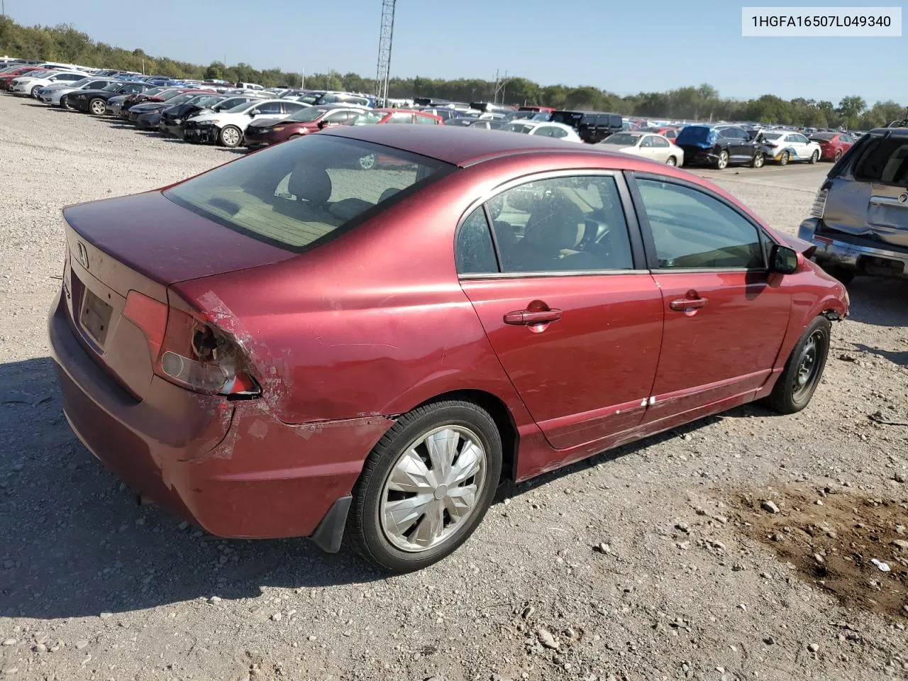 1HGFA16507L049340 2007 Honda Civic Lx