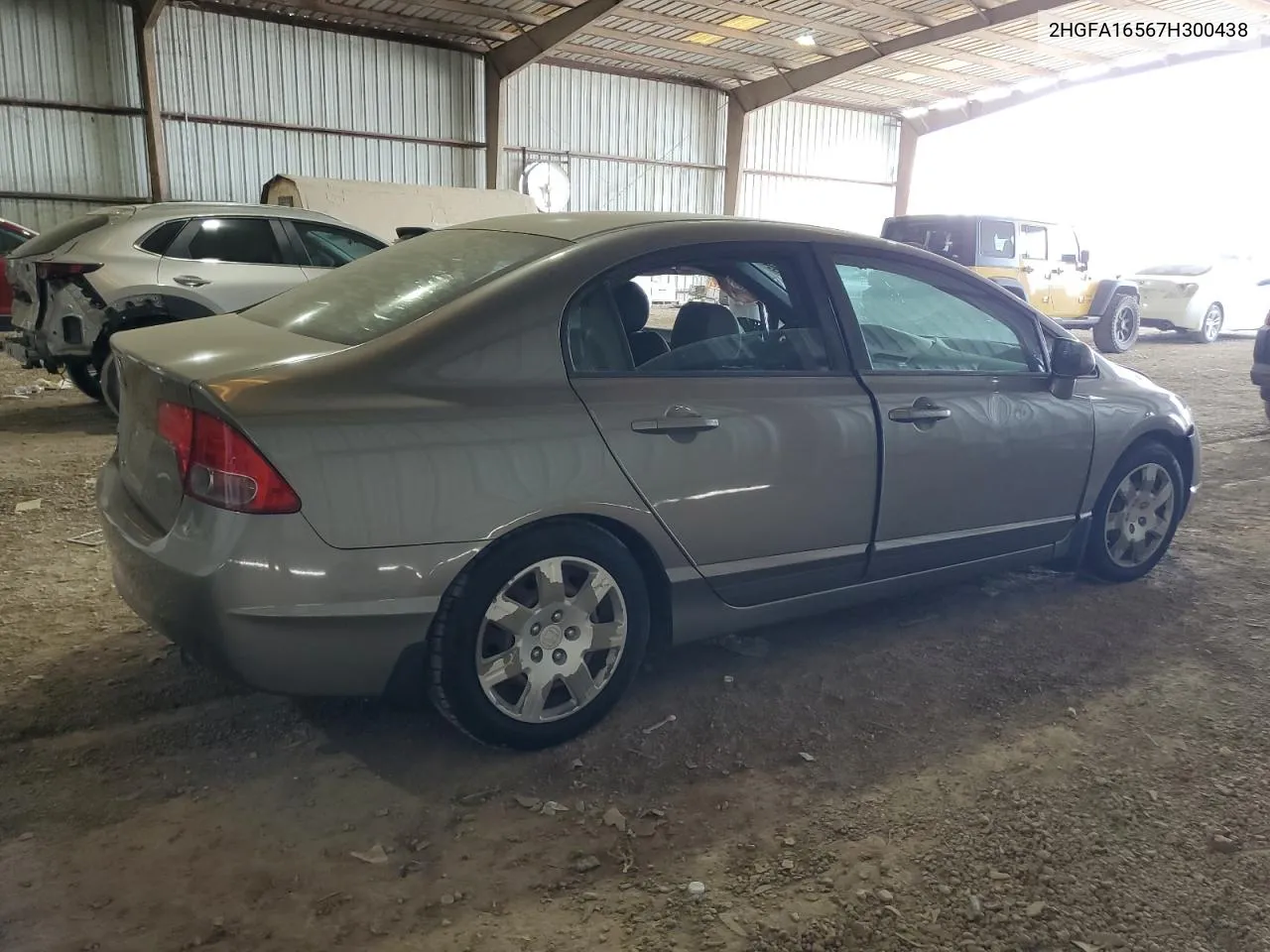 2007 Honda Civic Lx VIN: 2HGFA16567H300438 Lot: 74014994