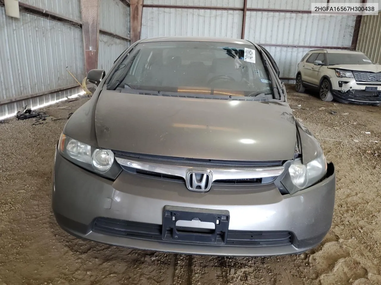 2007 Honda Civic Lx VIN: 2HGFA16567H300438 Lot: 74014994