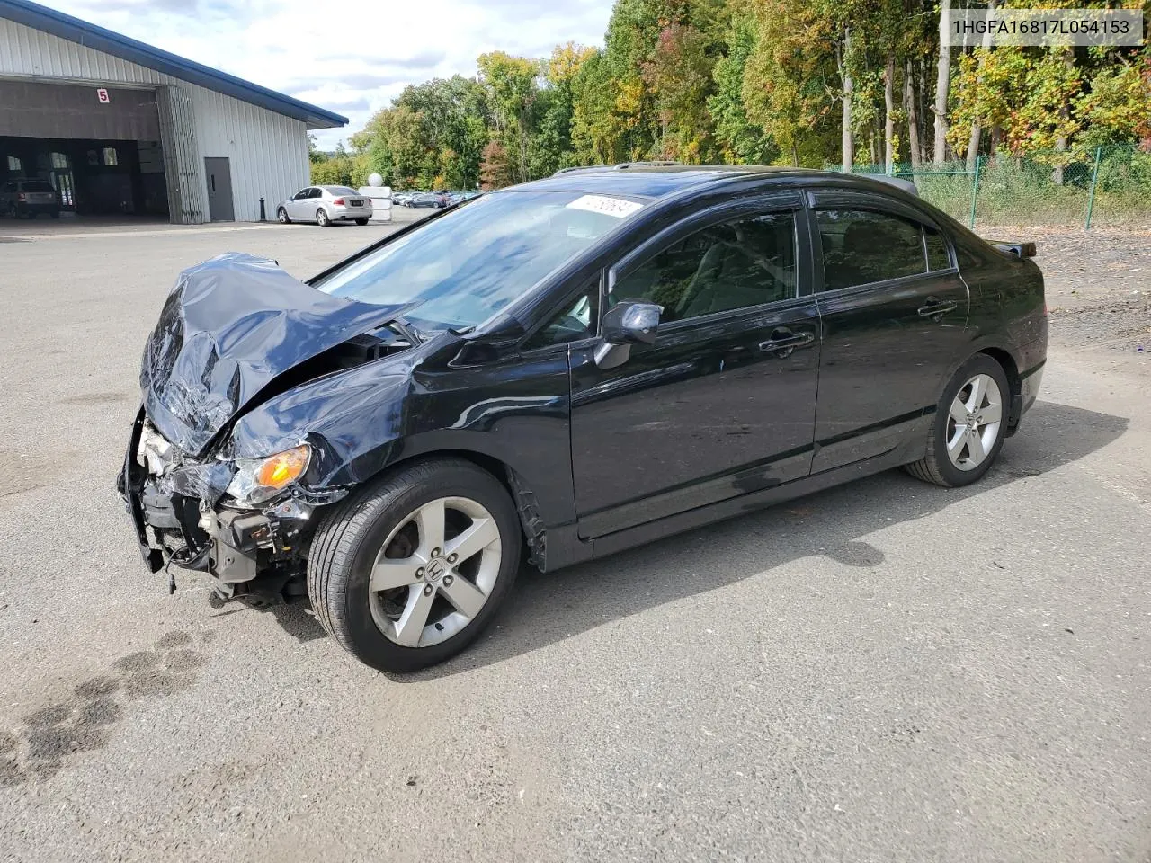 2007 Honda Civic Ex VIN: 1HGFA16817L054153 Lot: 74180634