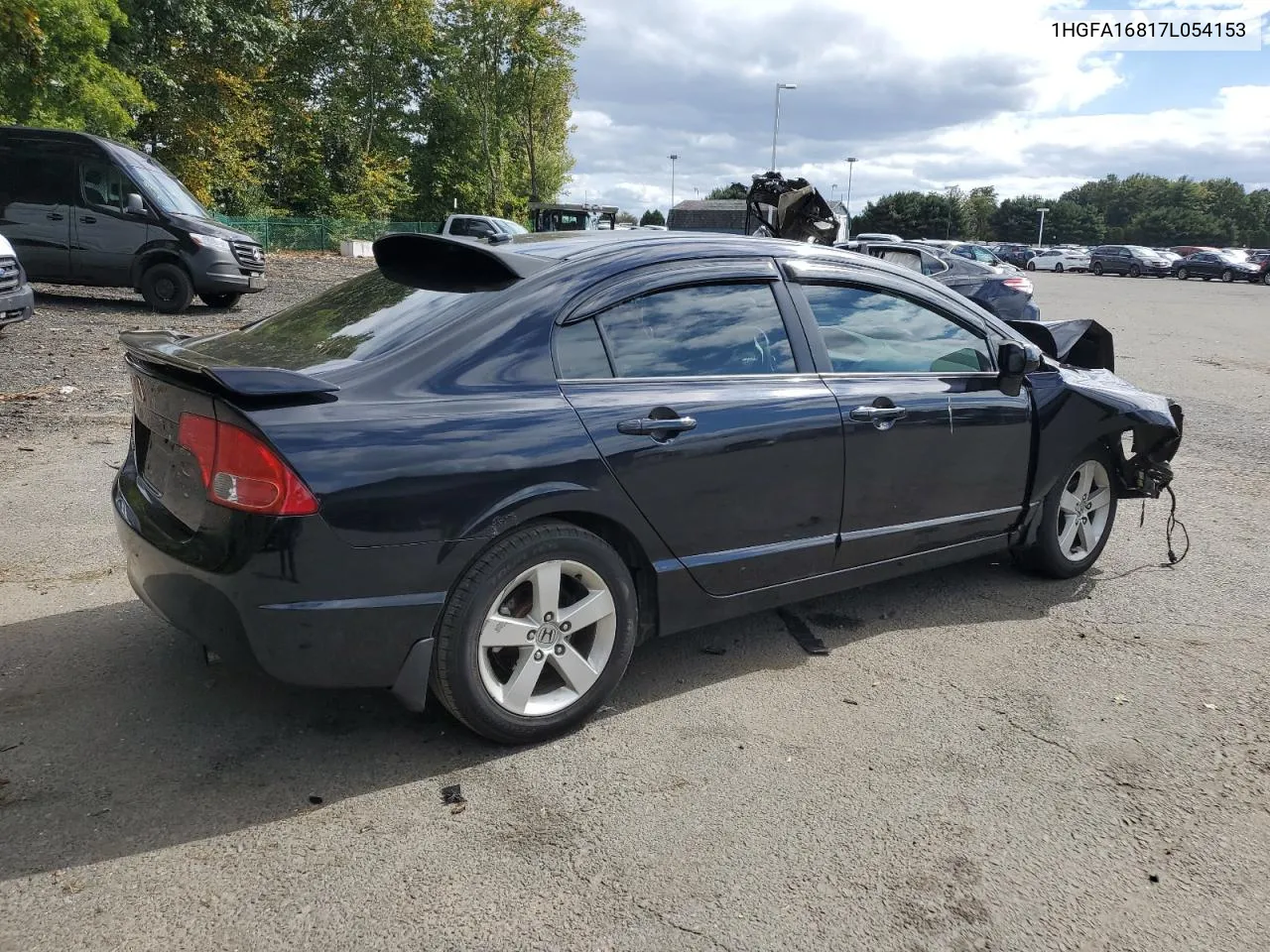 2007 Honda Civic Ex VIN: 1HGFA16817L054153 Lot: 74180634