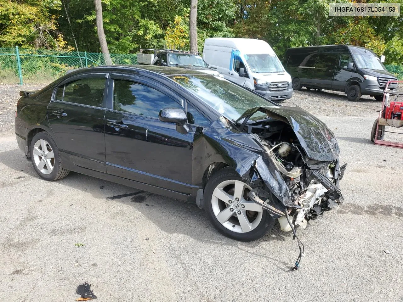 2007 Honda Civic Ex VIN: 1HGFA16817L054153 Lot: 74180634