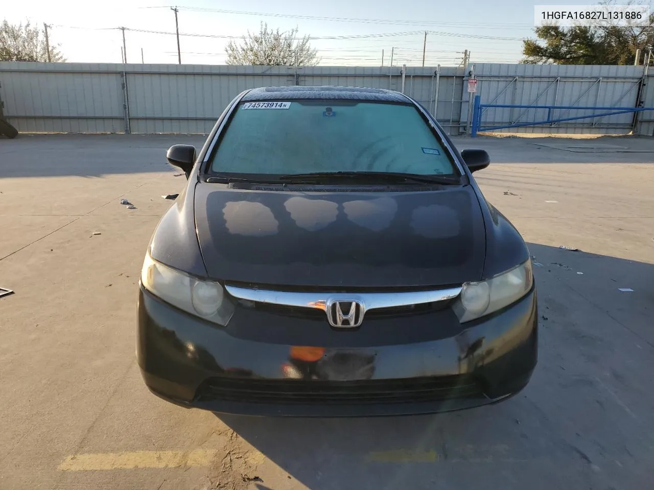 1HGFA16827L131886 2007 Honda Civic Ex