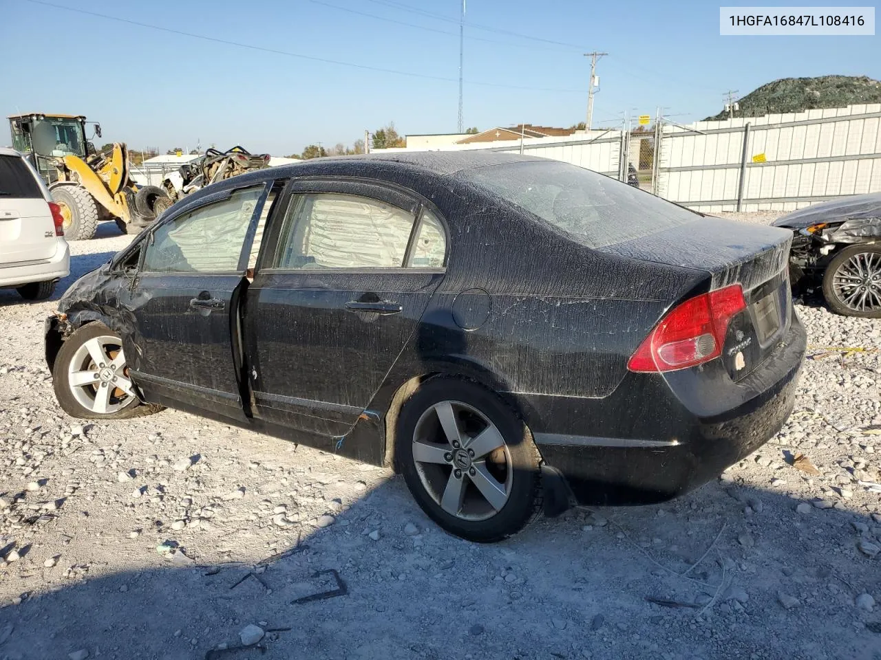 2007 Honda Civic Ex VIN: 1HGFA16847L108416 Lot: 74999024