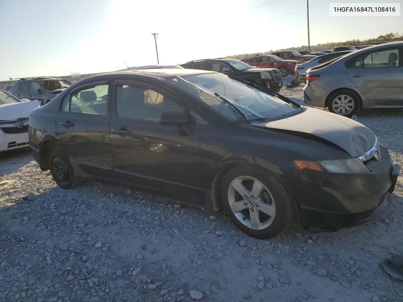 2007 Honda Civic Ex VIN: 1HGFA16847L108416 Lot: 74999024