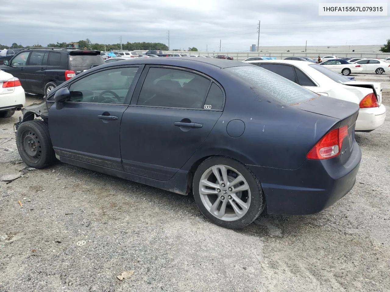 1HGFA15567L079315 2007 Honda Civic Lx