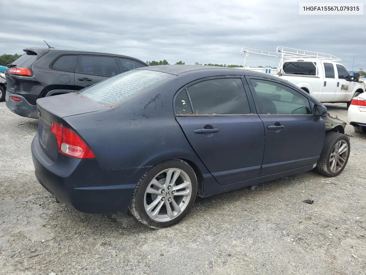 2007 Honda Civic Lx VIN: 1HGFA15567L079315 Lot: 75283934