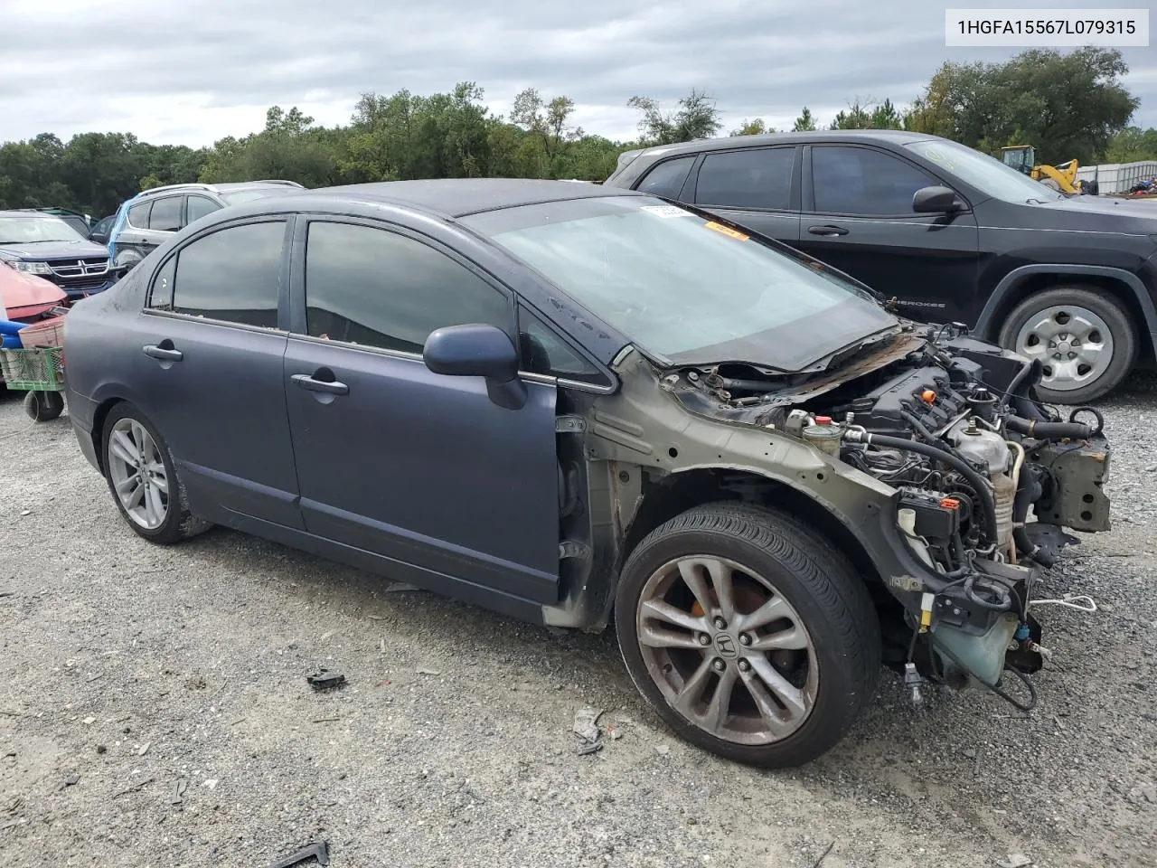 1HGFA15567L079315 2007 Honda Civic Lx