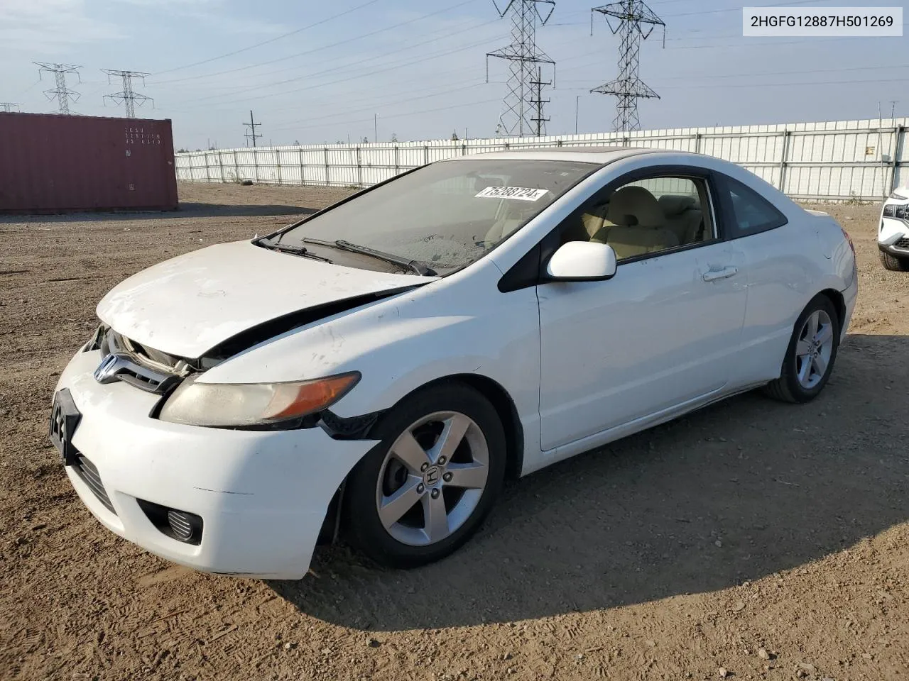 2HGFG12887H501269 2007 Honda Civic Ex