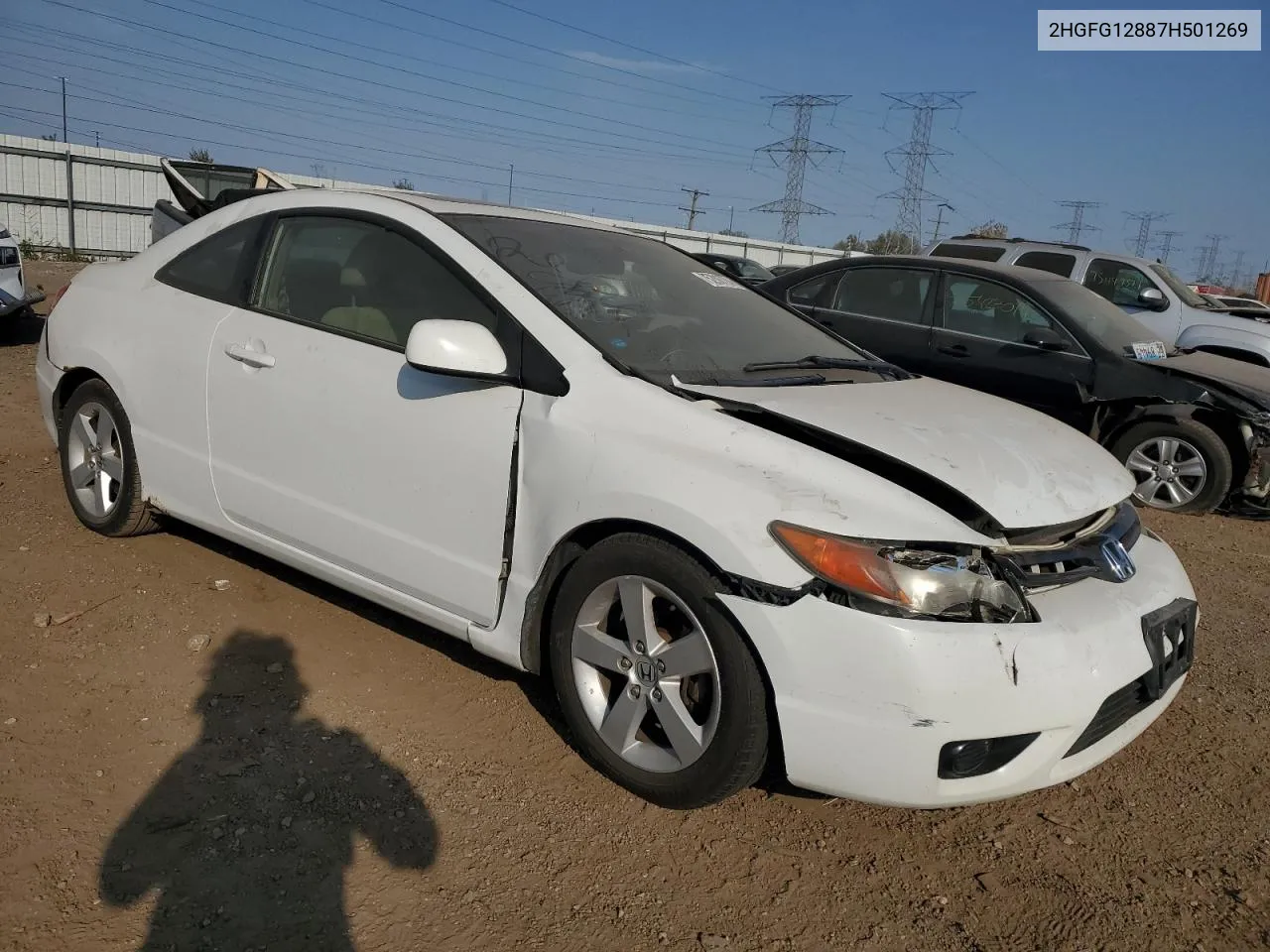 2HGFG12887H501269 2007 Honda Civic Ex