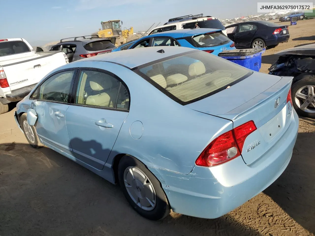 JHMFA36297S017572 2007 Honda Civic Hybrid